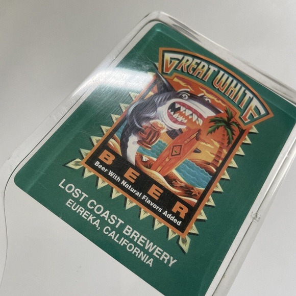 Lost Coast Brewery Great White‎ ACRYLIC Beer Tap 10" SHARK Eureka, CA - Picture 11 of 12